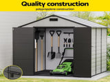 Giantz Garden Shed Sheds Outdoor Storage 2.15x2.14M Tool Workshop House Shelter SHED-GAB-P-7X7-GR-ABC