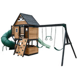 Lifespan Kids Claremont Swing Set & Play Centre with 2.2m Slide V572-LKPC-CLARE-PG