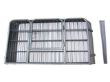 YES4PETS 2 X 6 Panel 60 cm Heavy Duty Pet Dog Puppy Cat Rabbit Exercise Playpen Fence V278-HPL60-W-HPL60-4-B-DOOR