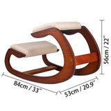 Vevor Ergonomic Kneeling Chair Wooden Neck Pain Relief Relieve Fatigue Wood Stool V952-DNGDSHTSKJ0000001V0
