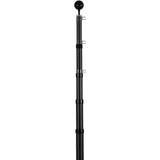 25FT Telescopic Flagpole Kit, Heavy Duty Aluminum Alloy Flag Pole Kit in Ground for Outside, 3 V952-QGTJHS25YCSSO5E4YV0