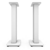 Kanto SX30W 30" Tall Fillable Speaker Stands with Isolation Feet - Pair, White V398-KO-SX30W