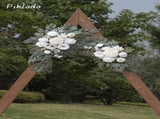Faux Arch Flower Swag Set of 2 for Wedding Welcome Floral Swag Wedding Reception Ceremony V1258-DP02-WO-552