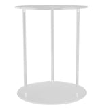 Clear Acrylic Plant Stand Round Top Corner Holder Planter Flower Pot Display Rack for Home Living V1294-YM0901-3115240041111