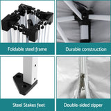 Instahut Gazebo 3x3 Pop Up Marquee Folding Tent Wedding Gazebos Camping Outdoor Canopy White GAZEBO-POP-C-3X3-WH