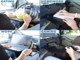 Car Table Tray with Adjustable Height and Tilt Car Desk for Laptop FITS on Any Car Model Holds V1192-AZ-W-10096