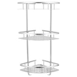 3 Tiers Corner Shower Shelf Wall Mounted Shower Organizer Storage Rack for Toilet Kitchen V1294-YM0721-3112210010411