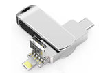 4 in 1 USB Drive Photo Stick USB 3.0 Memory Stick Storage for Photos Backup -Rotating USB V1263-JX-7599-7