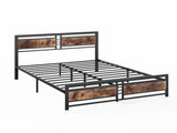 Levede Metal Bed Frame Queen Mattress BF1033-Q