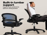 Artiss Computer Desk Mesh Office Chair Set Desks with Keyboard Shelf Try Black MET-DESK-105-2013-BK