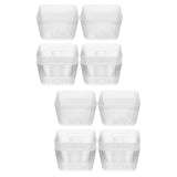 Large Clear Plastic Bowls for Kitchen Tableware - and Practical, 12Pcs V1370-AZ4-16034