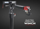 800kg Electric Hoist Winch Crane 12V Swivel Car Truck UTE Lift 360&deg Pick up V379-EWINCHCRAN
