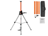 Laser Level Tripod, 1/4"-20 & 5/8"-11 Thread Mount, 40.94-133.85 inch Height Adjustment with Level V952-QZSJJTJYZGS0NVYUIV0
