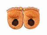1 Pair Plush Cotton Slippers Adorable Comfortable Furry Adventure Feet Slippers for Home V1294-YM0901-180911XM01-1