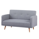 Picasso 2 Seater Fabric Sofa Lounge Couch Light Grey V315-VOL-PICA-03