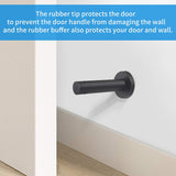 DOKU 10Pcs Door Stop, 3.5 Inch Heavy Duty 304 Stainless Steel Door Stopper with Rubber Tips Bumper, V1258-DP02-WO-450