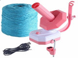 Electric Yarn Ball Winder, Pink and White, Automatic Tension Control with Stepless Speed, 7oz V1107-CS-VOBDWJES53