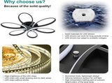 Modern LED Chandelier Light Fixture Dimmable Remote V178-39037