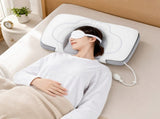 Adjustable Height Air Chamber Pillow - 48 x 74 cm Polyester Fibre Neck Support Pillow with V888-ELOSUNG47406
