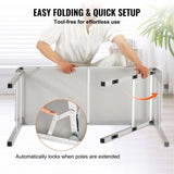 Folding Portable Bar Table, Tradeshow Podium Table for Indoor, Outdoor, Party, Picnic, Exhibition, V952-LSZST20ZDSZJN1VEHV0