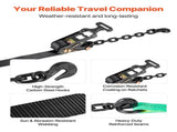 Wheel Chock Tie-Down Kit, Tire-Style Tow Dolly Strap, Car Tie Down Kit with Heavy-Duty Hook, Break V952-CLJGTJ2LTXZXMFDY9001V0