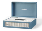 Crosley Voyager Portable Retro CD Player with Stereo Bluetooth Speakers, FM Radio - Washed Blue V398-CR3517A-WB