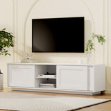 Artiss TV Unit Entertainment Unit Storage Cabinet 160cm White FURNI-L-3C-TV160-WH-AB