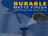1/2" x 2, 25-Piece Black Bolts, Rustproof 4-Layer Ceramic BLAKOTE, 2X Protection of Galvanized V1258-DP02-F-80