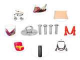 Ceiling Bracket Wall Mount Yoga Hammock Suspension Swing Sandbag Fixing Hook 304 Stainless V1294-YM0901-3116200059411
