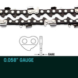 2 X 20 Baumr-AG Chainsaw Chain 20in Bar Replacement Suits 62CC 66CC Saws V219-CHNCHABMRA20D