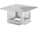 Chimney Cap 9 x 9 304Stainless Steel Fireplace Flue Caps Cover Mesh V952-BXGFXPDYDGYSKQNL5V0