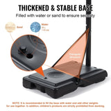 Basketball Hoop, 4-10 ft Adjustable Height Portable Backboard System, 44 inch Basketball Hoop & V952-LQK44CKWDJ00OBGUSV0