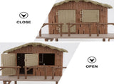 Brown Realistic Home Decor for Wildlife Scenes Room Decoration Hobbyists 10.69.88.3in V1192-AZ-W-30328