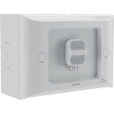 Legrand Aqua Life 240V 16A IP66 1 Gang Weatherproof Surface Mount Switch, Limestone Grey V1202-V1-LEGWL7701LG