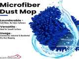 24 inch Microfiber Dust Mop Medium Washable Commercial Mop Head Replacement, Pack of 3 V1258-DP02-WO-703