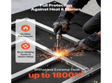 Welding Blanket, 1829mm x 2438mm Silicone Coated Fiberglass Welding Blanket, 1800&degF Heat Resistant V952-GJTCBLXWHTTCEJ8VR001V0