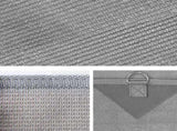 Caravan Privacy Screen Roll Out Awning 4.6x1.95M End Wall Side Sun Shade Grey AWN-CV-B-SS-46