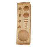 Bartender Kit Stand Large Capacity Space Saving Bamboo Wood Bartending Tool Storage Holder for Bar V1294-YM0703-3118230136611