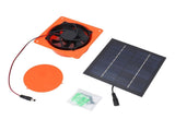 Solar Powered Exhaust Fan Monocrystalline Silicon 20w 5V Solar Panel Vent Fan Kit with Round Baffle V1294-YM0901-3111240216111