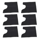 Toilet Mat Dark Gray Washable Reusable Potty Training Toilet Rug for Restroom Bathroom U Shape V1294-YM0901-3112240054811