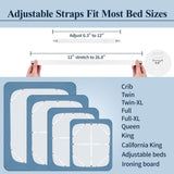 82 Pieces Bed Sheet Holder Straps Bed Sheet Fasteners Suspenders Holder Straps Adjustable V1258-DP02-C-428