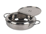 Stainless Steel Deep Frying Pan Japanese Tempura Fryer with Thermometer Control Non Stick Frying Pan V1294-YM0717-10048534