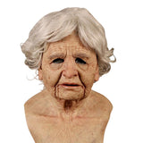 Halloween Latex Face Cover Novelty Old Man Horror Heagear for Masquerade Party V1294-YM0717-10178849