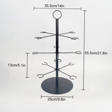 Champagne Tower Stand, 3 Tier Wine Glass Display Holder, Cocktail Tree Drinks Tower Stand, 12-Holder V1366-AZ2-W-20830