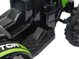 12V Kids Ride on Electric Tractor With Tipper Trailer Green V580-OZ-TRAC-HL388