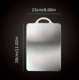 Stainless Steel Cutting Board Extra Thick 1.2cm, Double, sided, Scratch, resistant, Anti, slip edge, V1189-LC-RY-00523