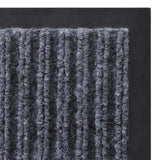 Grey Pvc Door Mat 120 X 180 Cm 43_241277
