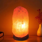 12V 12W 1-2 Kgs Himalayan Pink Salt Lamp Natural Rock Crystal Light Bulb On/Off V238-SUPDZ-32733631676496