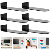 Floating Shoe Rack, Durable Acrylic, Home Decor, Perfect Sneaker Display V1369-AZ3-W-15857