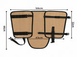 Waterproof Hiking Gaiters Khaki- 3 Layer Nylon Leg and Boot Covers with Adjustable Buckles for V888-ELOSUNG57061-3